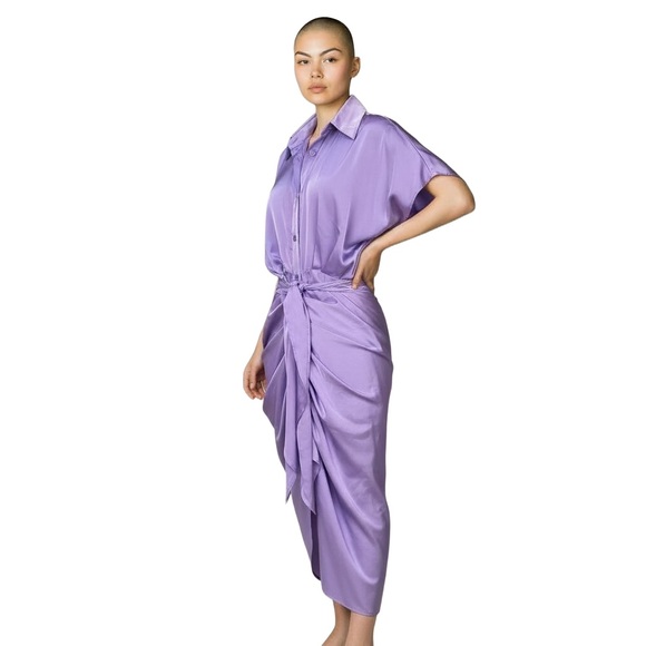 DO+BE Dresses & Skirts - DO+BE Lavender Midi Shirtdress